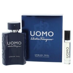 New Salvatore Ferragamo Men's Uomo Urban Feel Gift Set Fragrance